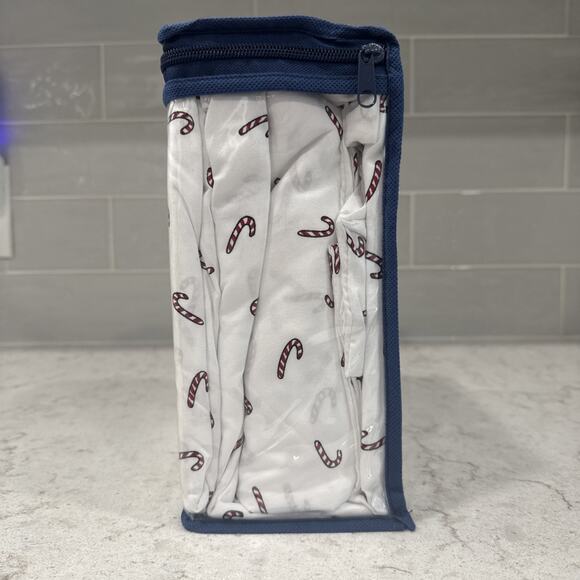 6 Pc CANDY CANES Full Serta Perfect Sleeper Cooling Fabric Sheet Set Christmas - Picture 6 of 6